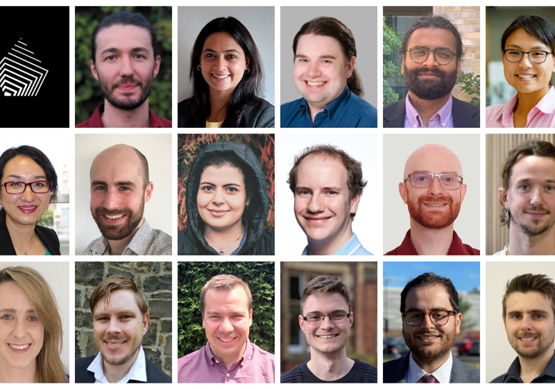A collage image of the 17 recipients of Research Fellowships for 2022.